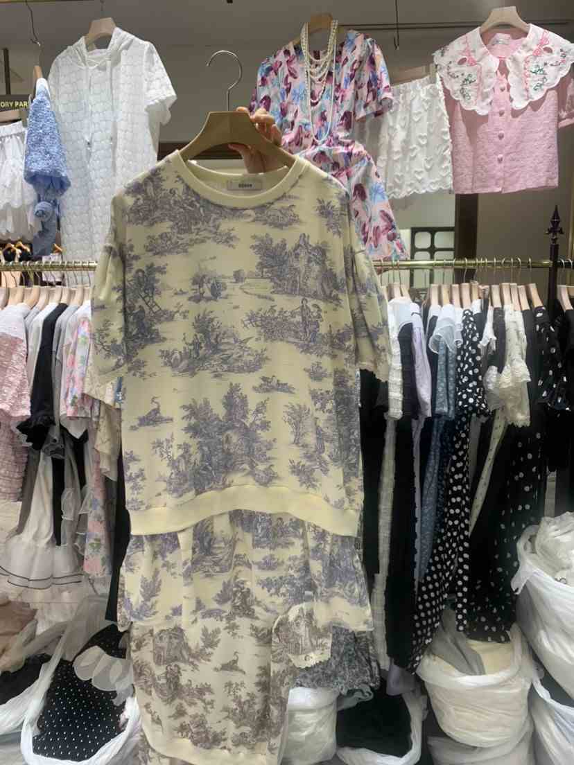 BE&be韓國直郵東大門實拍女裝新款職業24秋夏人氣連衣裙BE&be連衣裙