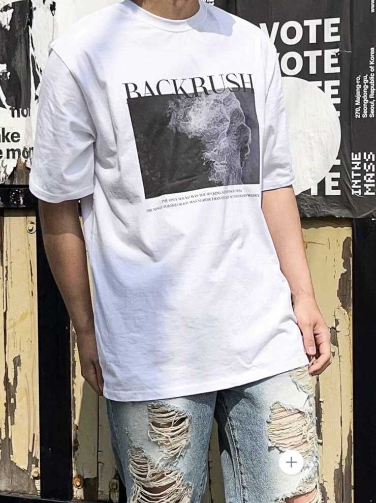 HAZZLE-男裝韓國直郵女裝新品時尚真品休閑人氣24秋夏T恤HAZZLET恤