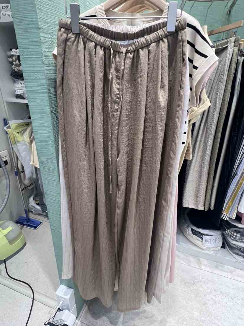 LIVE/LULULALLA韓國直郵東大門實拍女裝新品熱賣休閑褲亞麻LIVE/LULULALLA休閑褲