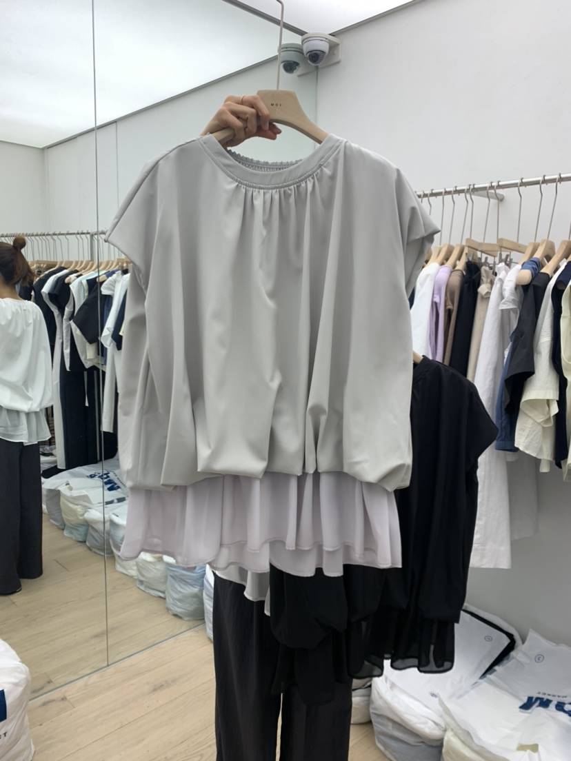 MOI韓國直郵東大門實拍女裝新品人氣推薦時尚職業襯衫蕾絲衫MOI-A襯衫/蕾絲衫