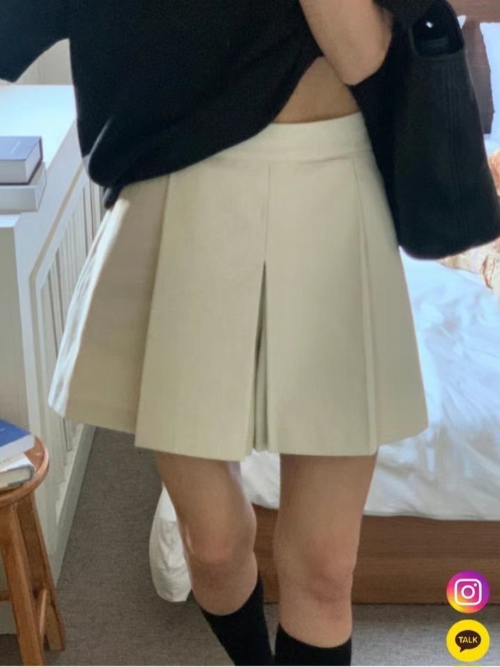 OFTHEDAY韓國直郵女士新款熱賣休閑人氣真品時尚職業裙褲百褶OFTHEDAY裙褲