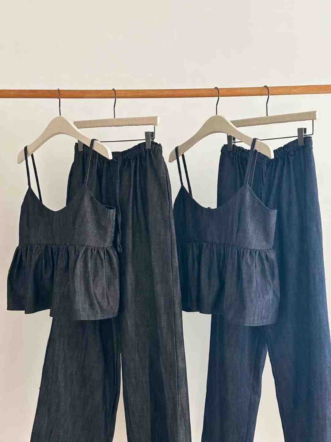 BLANK直郵韓國代購女裝新品時尚熱賣職業24秋夏休閑真品套裝BUTTON 12套裝