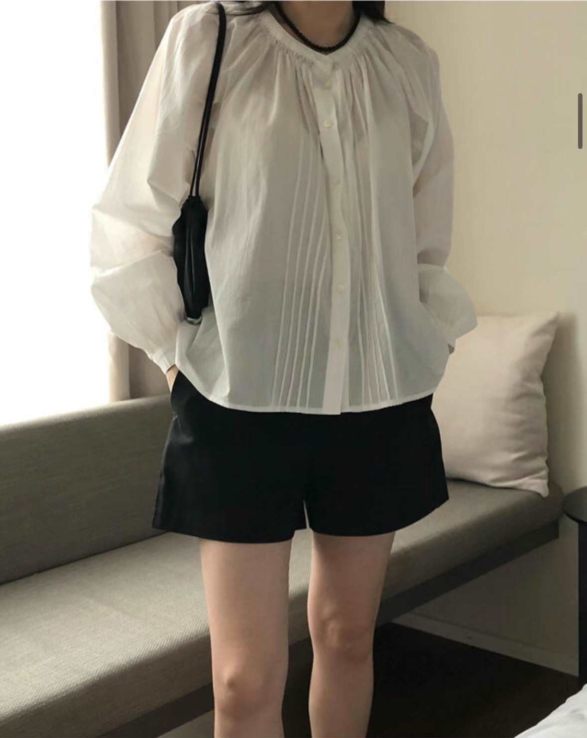 MAY SEVEN韓國直郵東大門實拍女裝新款休閑人氣襯衫蕾絲衫MAY SEVEN襯衫/蕾絲衫