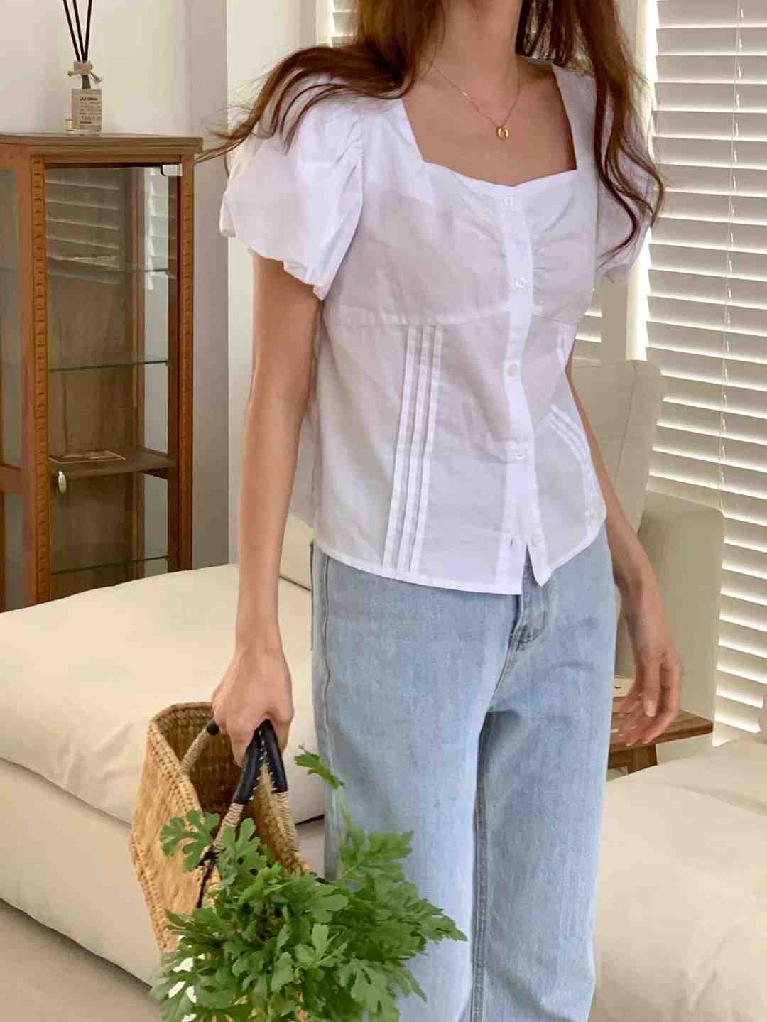 SALT.B韓國直郵東大門代購女士新款休閑人氣真品襯衫蕾絲衫SALT.B襯衫/蕾絲衫