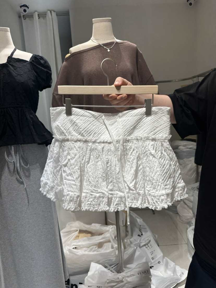 VENICE直郵韓國代購女士新款推薦職業真品24秋夏裙褲蕾絲VENICE裙褲