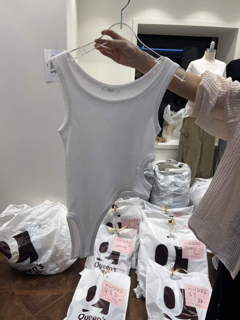 ANOES韓國直郵東大門代購女士新品24秋夏推薦職業吊帶背心ANOES吊帶/背心