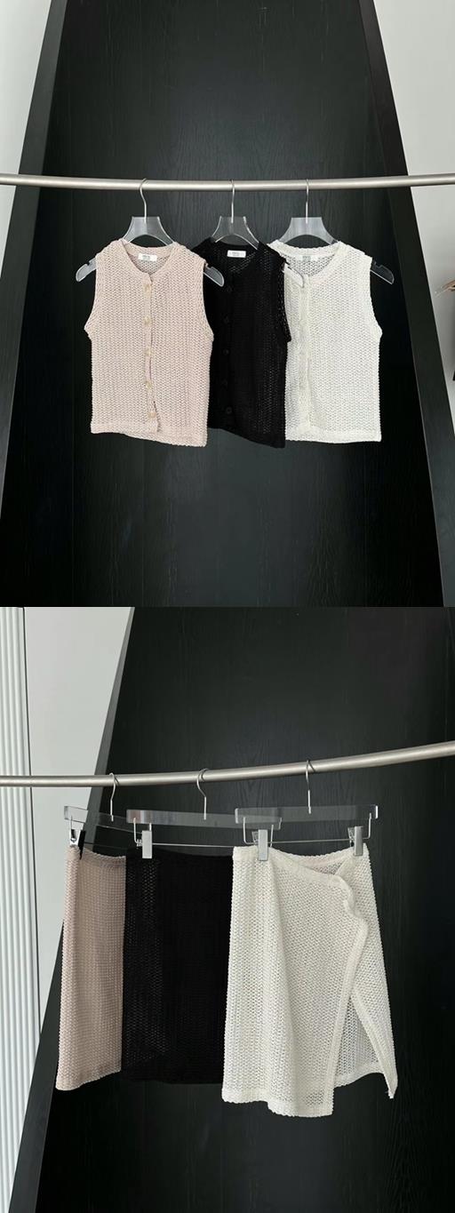 HWYL韓國直郵東大門實拍女裝新品職業24春夏熱賣真品套裝ELMU套裝