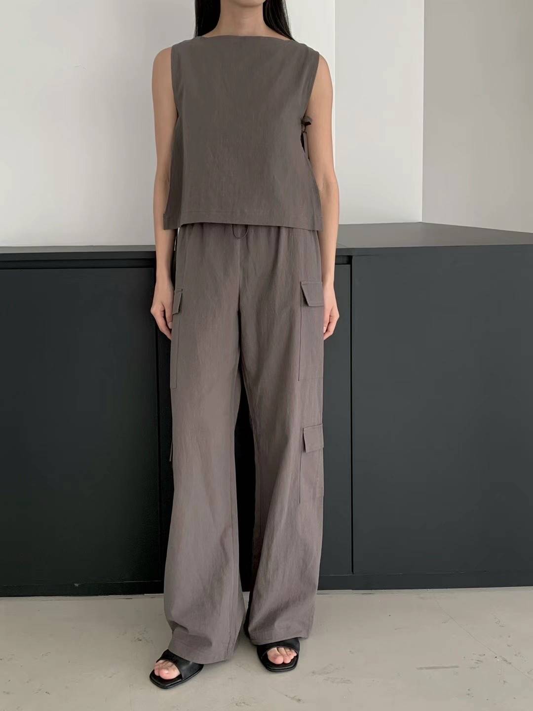 HWYL韓國直郵東大門實拍女裝新款推薦24春夏熱賣休閑套裝ELMU套裝