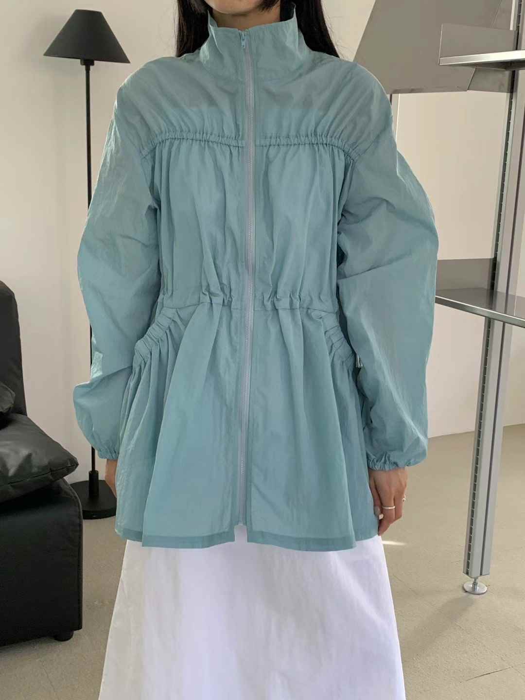HWYL韓國直郵東大門代購女裝新品24春夏時尚休閑真品夾克ELMU夾克