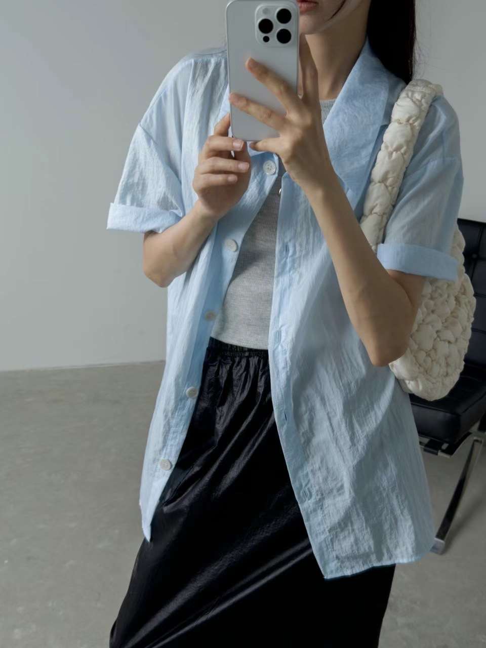 HWYL韓國直郵女裝新款職業推薦真品人氣熱賣休閑襯衫蕾絲衫ELMU襯衫/蕾絲衫