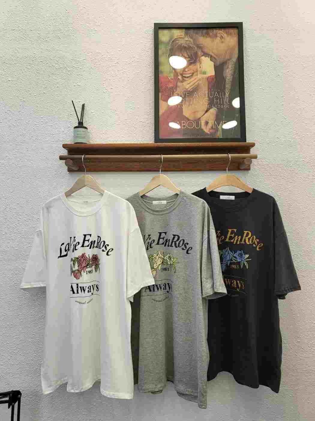 LULI韓國直郵東大門實拍女裝新品推薦熱賣休閑職業24春夏T恤LULIT恤