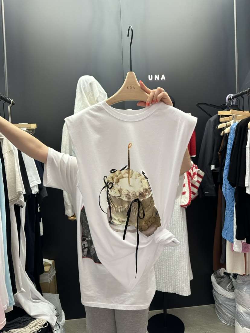 UNA韓國直郵東大門代購女裝新品真品推薦休閑職業24春夏吊帶背心THEMAY/UNA吊帶/背心