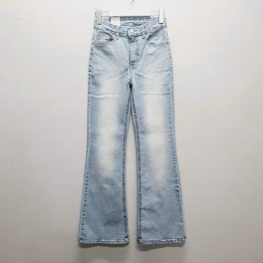 DOUBLEM韓國直郵東大門代購女裝新品時尚24秋夏熱賣牛仔褲DOUBLEM牛仔褲