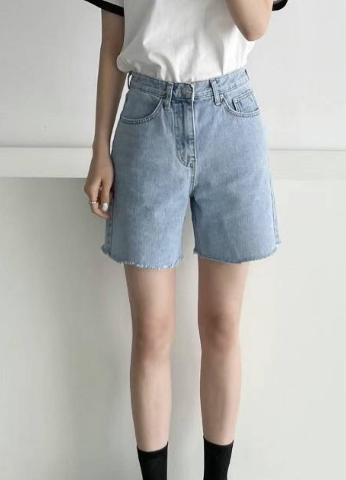 DOUBLEM韓國直郵東大門實拍女裝新品推薦熱賣24春夏時尚短褲DOUBLEM短褲