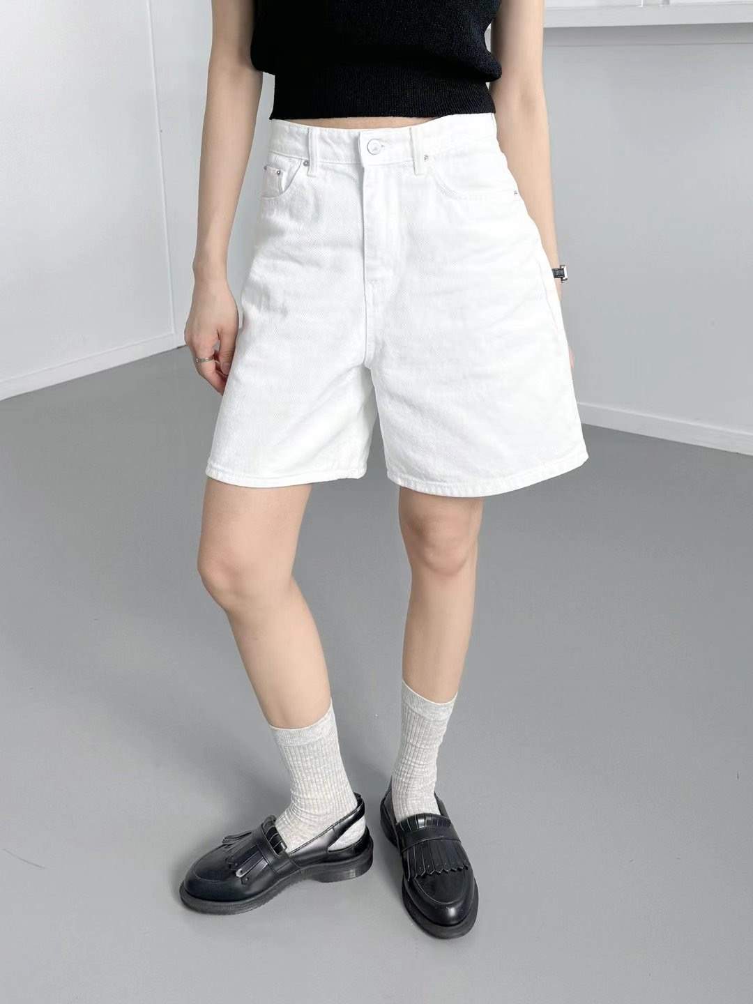 DOUBLEM韓國直郵女裝新品24春夏真品推薦職業人氣休閑短褲DOUBLEM短褲