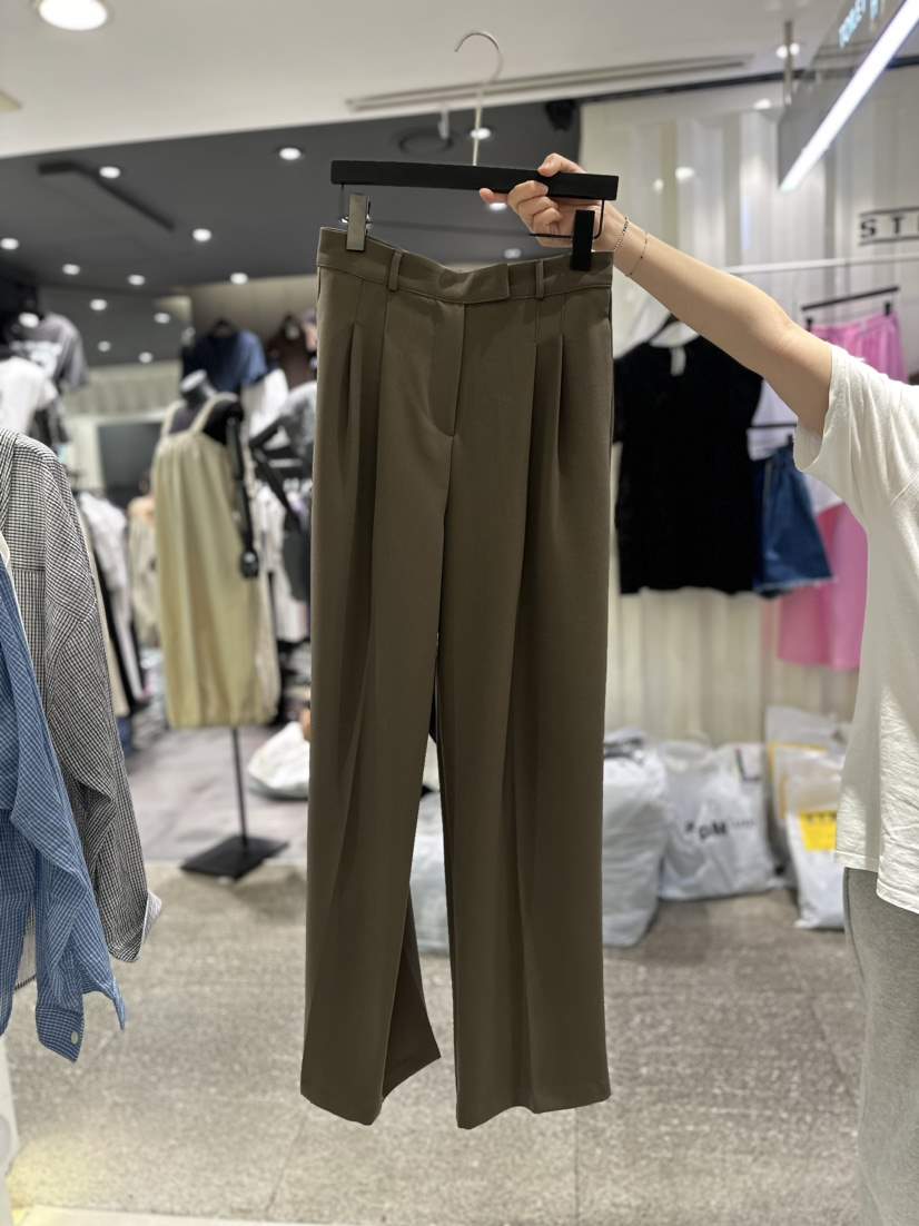 LIL韓國直郵東大門實拍女裝新品24春夏職業休閑休閑褲打折LIL休閑褲