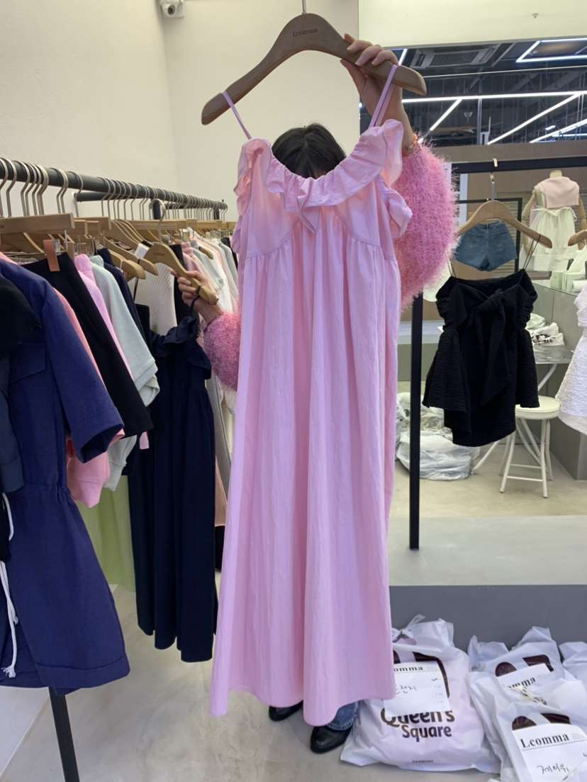 LCOMMA	韓國直郵東大門實拍女裝新款休閑推薦熱賣職業連衣裙LCOMMA連衣裙