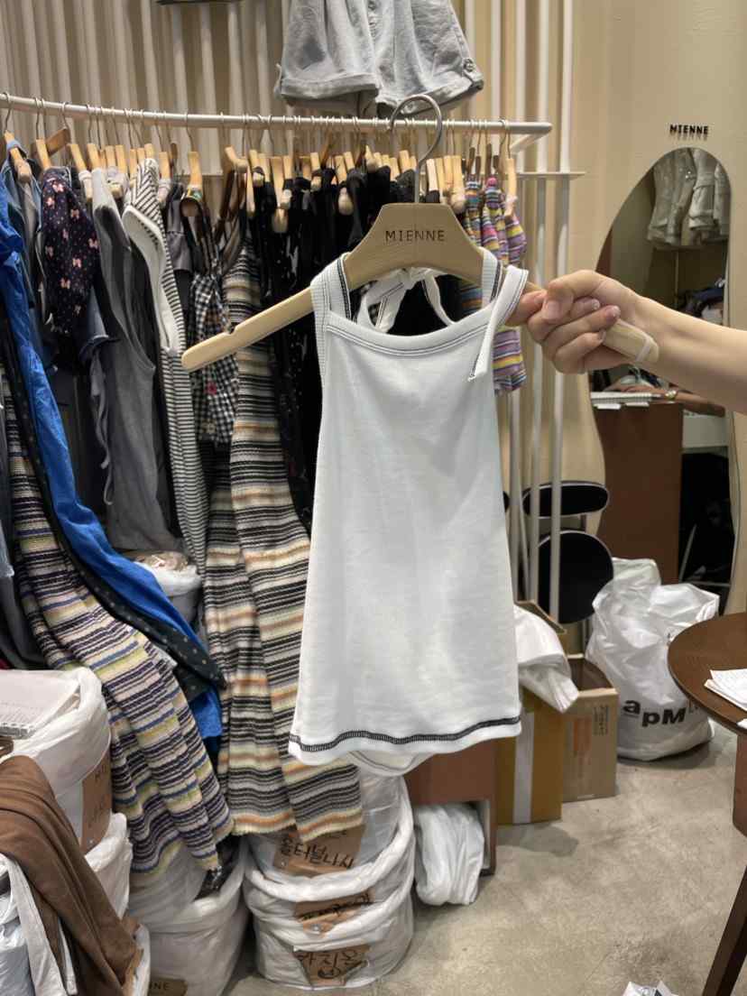 MIENNE韓國直郵東大門代購女裝新款人氣熱賣時尚休閑吊帶背心MIENNE吊帶/背心