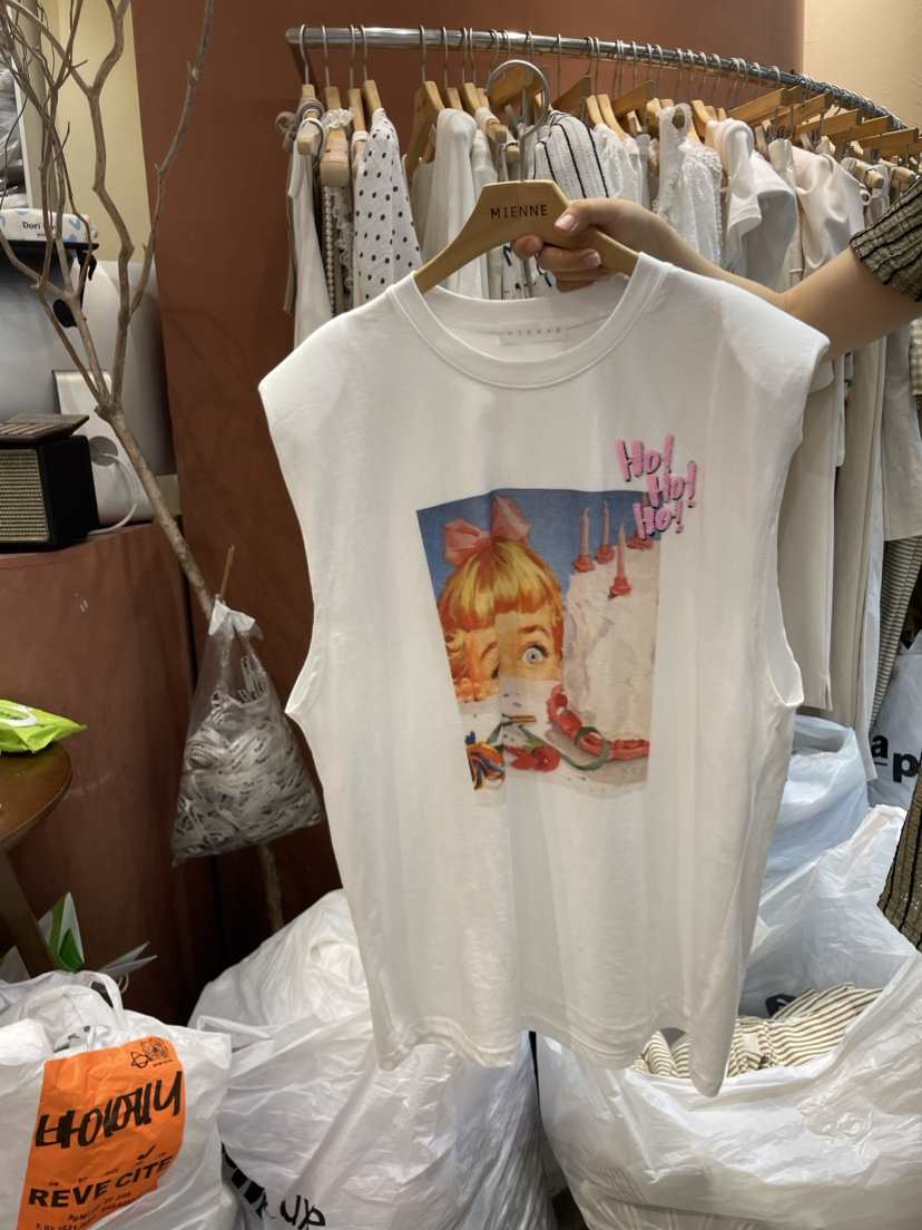 MIENNE韓國直郵東大門實拍女裝新品職業熱賣時尚24春夏吊帶背心MIENNE吊帶/背心