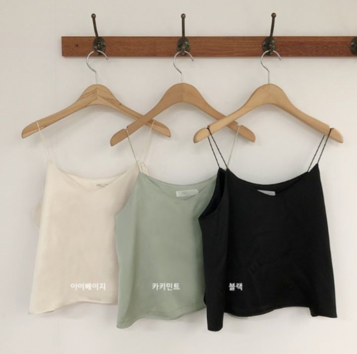 DORI韓國直郵女裝新品熱賣職業推薦人氣24春夏休閑吊帶背心OURR吊帶/背心