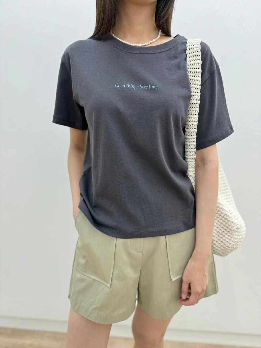 MOST韓國直郵女裝新品時尚熱賣推薦職業24春夏休閑真品T恤MOSTT恤