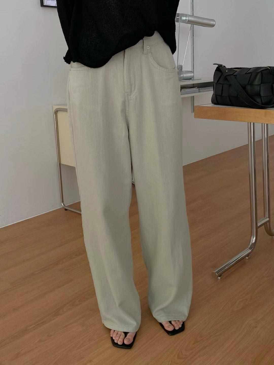 M.STORY直郵韓國代購女裝新款24春夏推薦真品休閑休閑褲M.STORY休閑褲