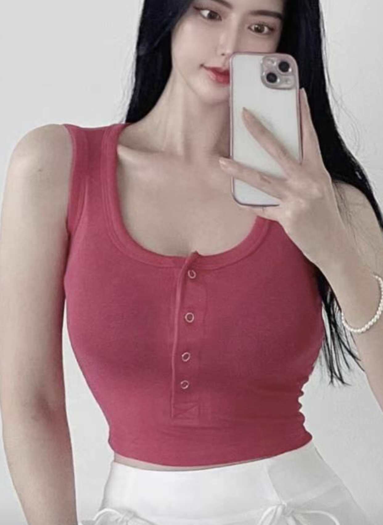 MAISON DE PINK韓國直郵女裝新品真品推薦24春夏吊帶背心MAISON DE PINK吊帶/背心