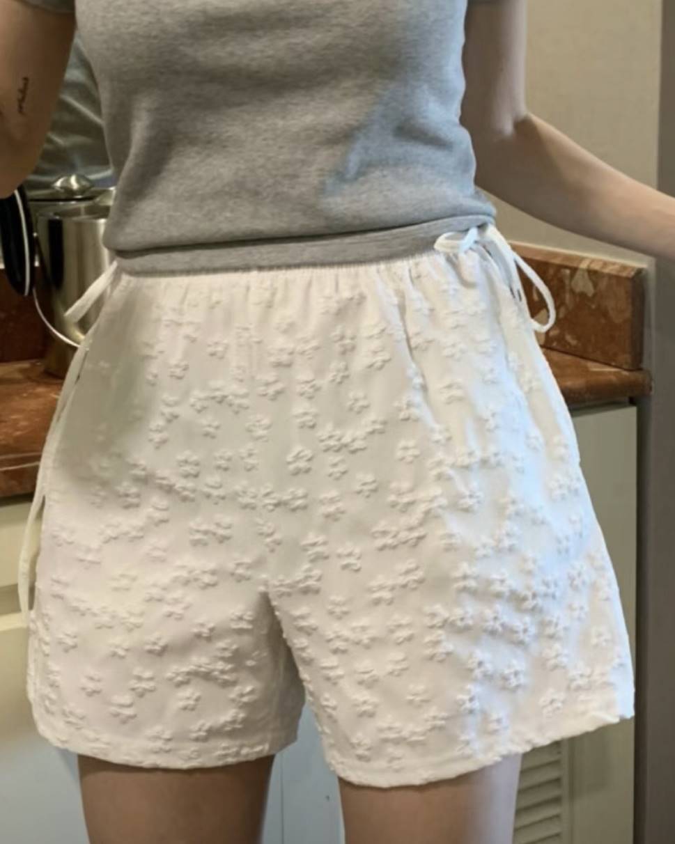 PEETS韓國直郵東大門代購女裝新款24春夏真品休閑熱賣短褲PEETS短褲