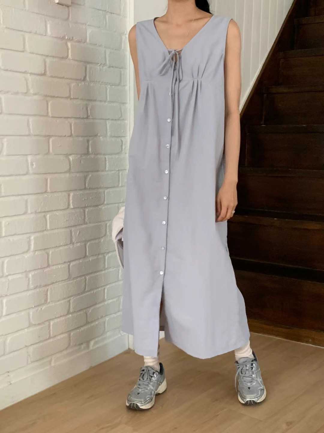 PEETS韓國直郵東大門代購女裝新品人氣推薦時尚24春夏連衣裙PEETS連衣裙