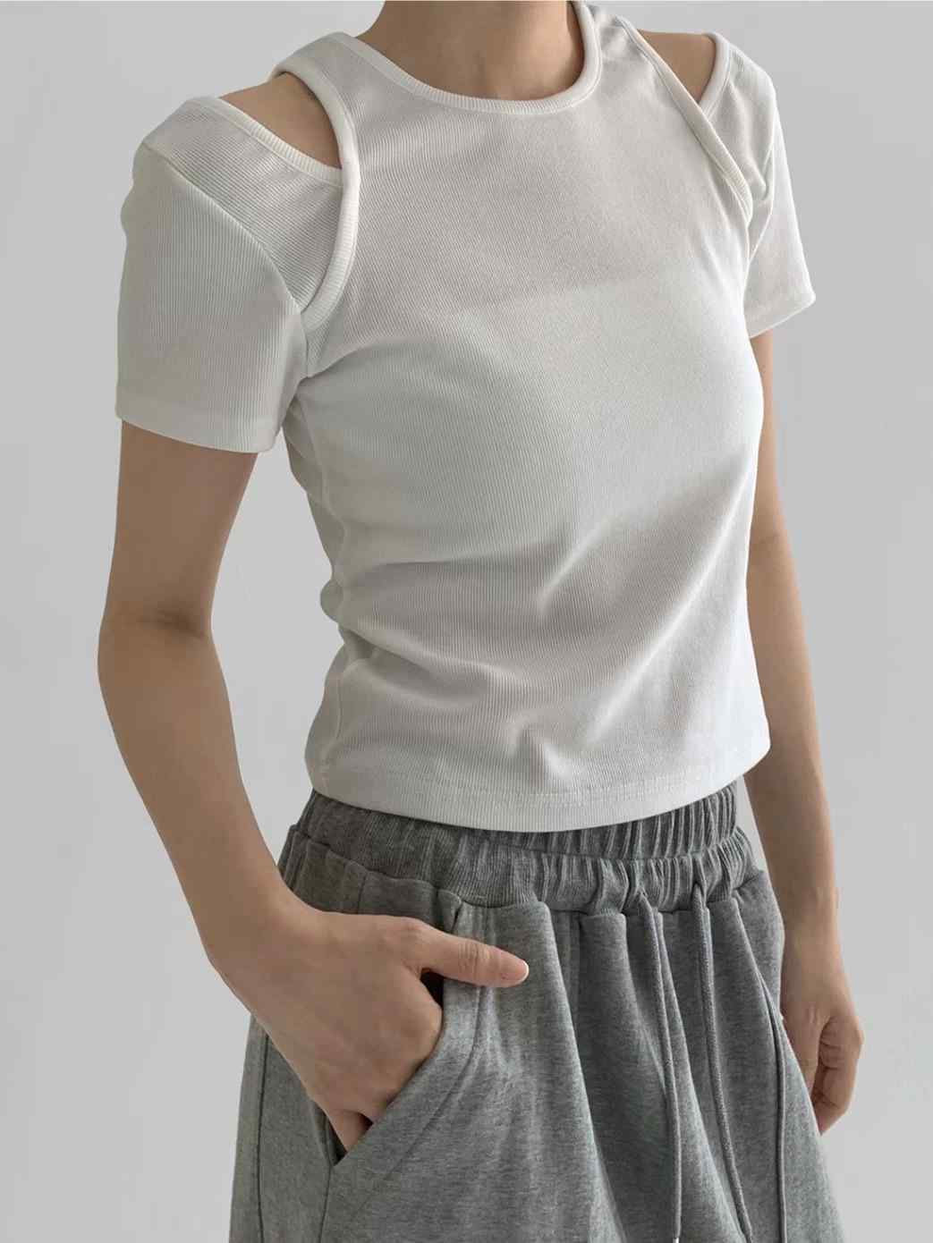 PEETS直郵韓國代購女裝新款24春夏真品休閑人氣熱賣推薦T恤PEETST恤