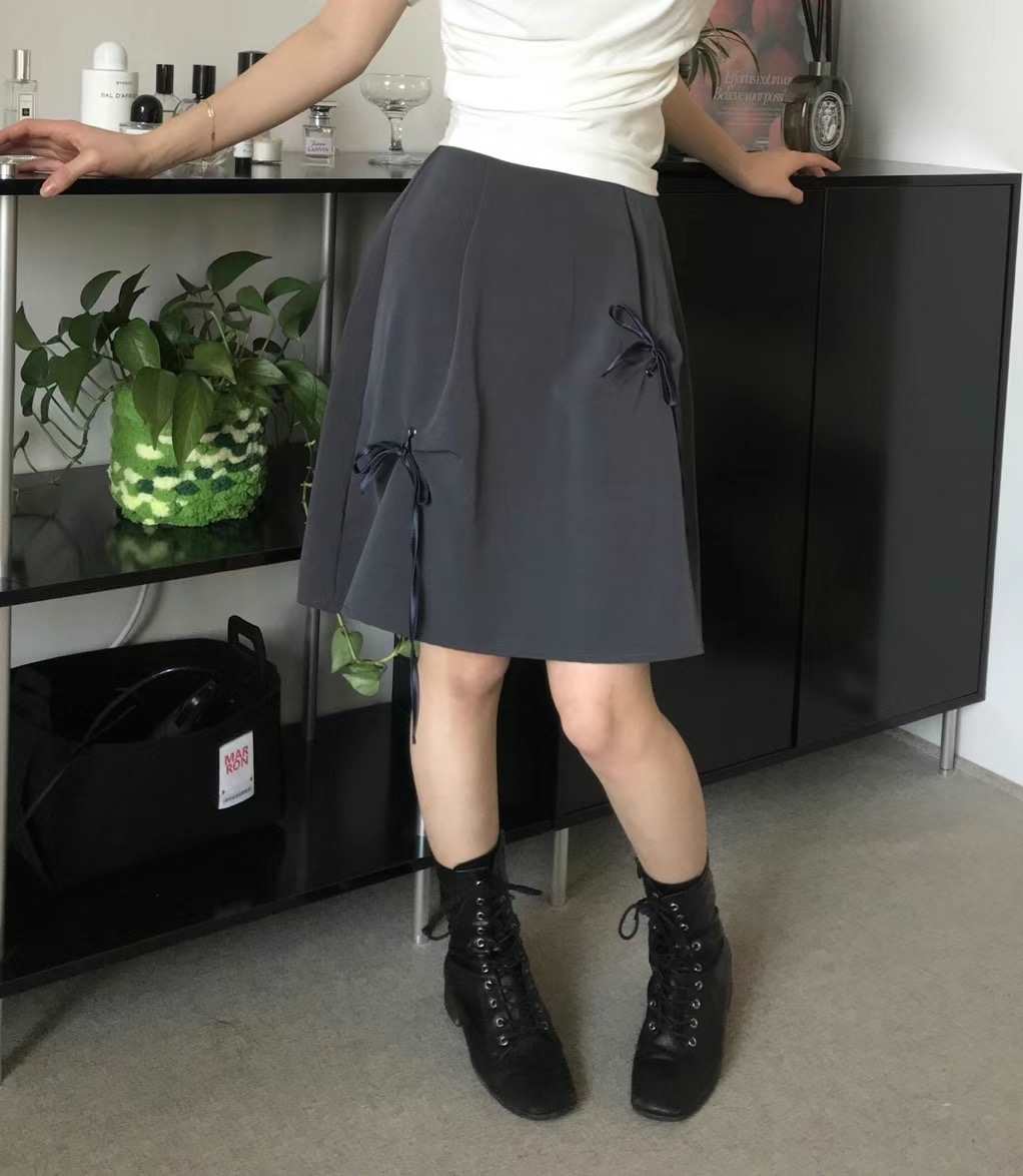 OEUF韓國直郵東大門代購女裝新品休閑職業時尚人氣24春夏短裙OEUF短裙