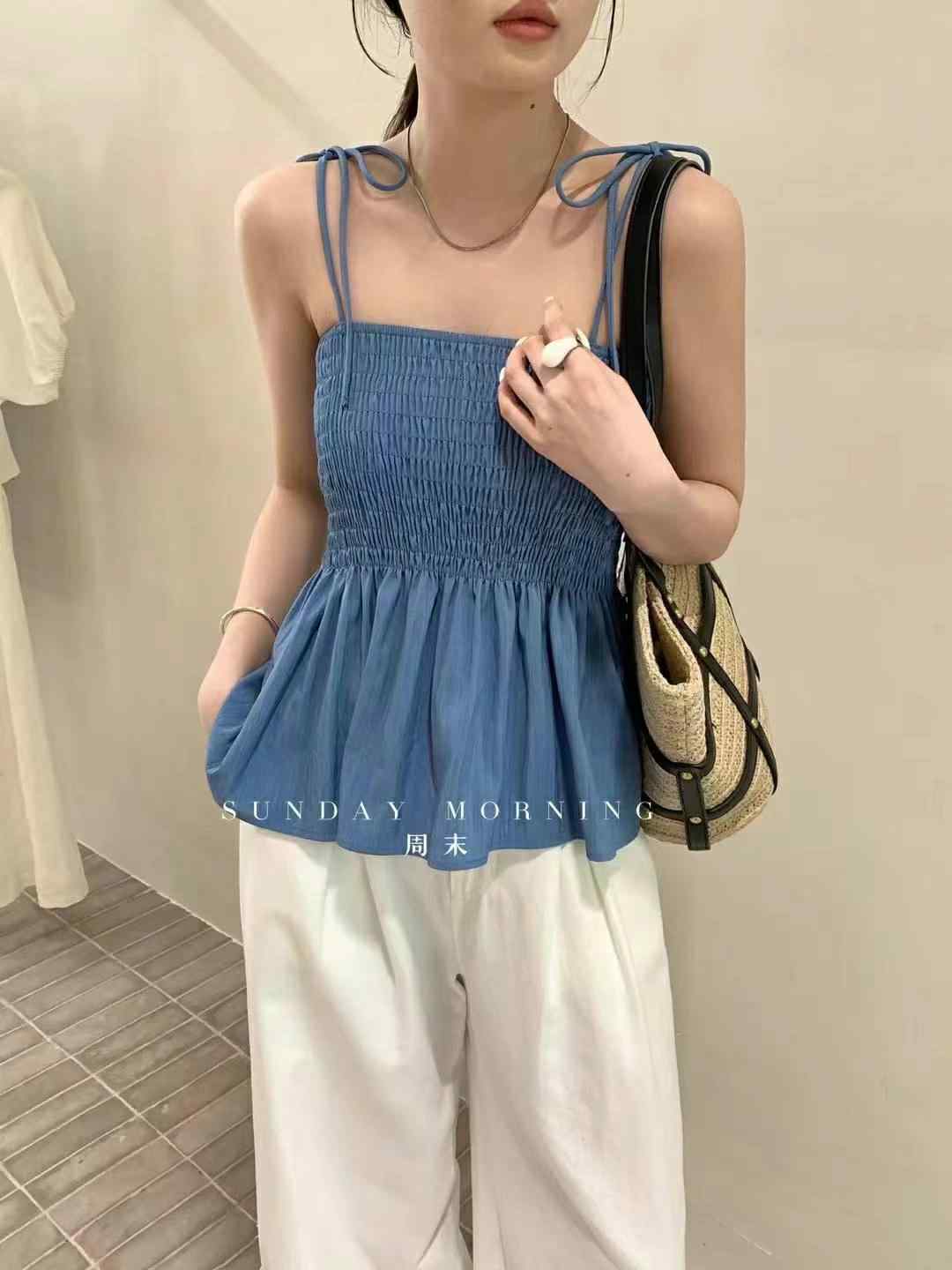 THE NEW-더뉴-T韓國直郵東大門代購女裝新品真品吊帶背心THE NEW吊帶/背心