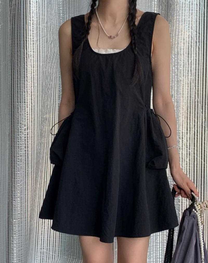 韓國直郵女裝新款時尚職業24春夏熱賣真品人氣休閑連衣裙連衣裙