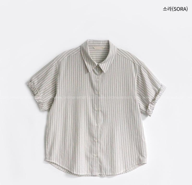 韓國直郵女裝新品休閑真品人氣24春夏熱賣推薦襯衫蕾絲衫襯衫/蕾絲衫