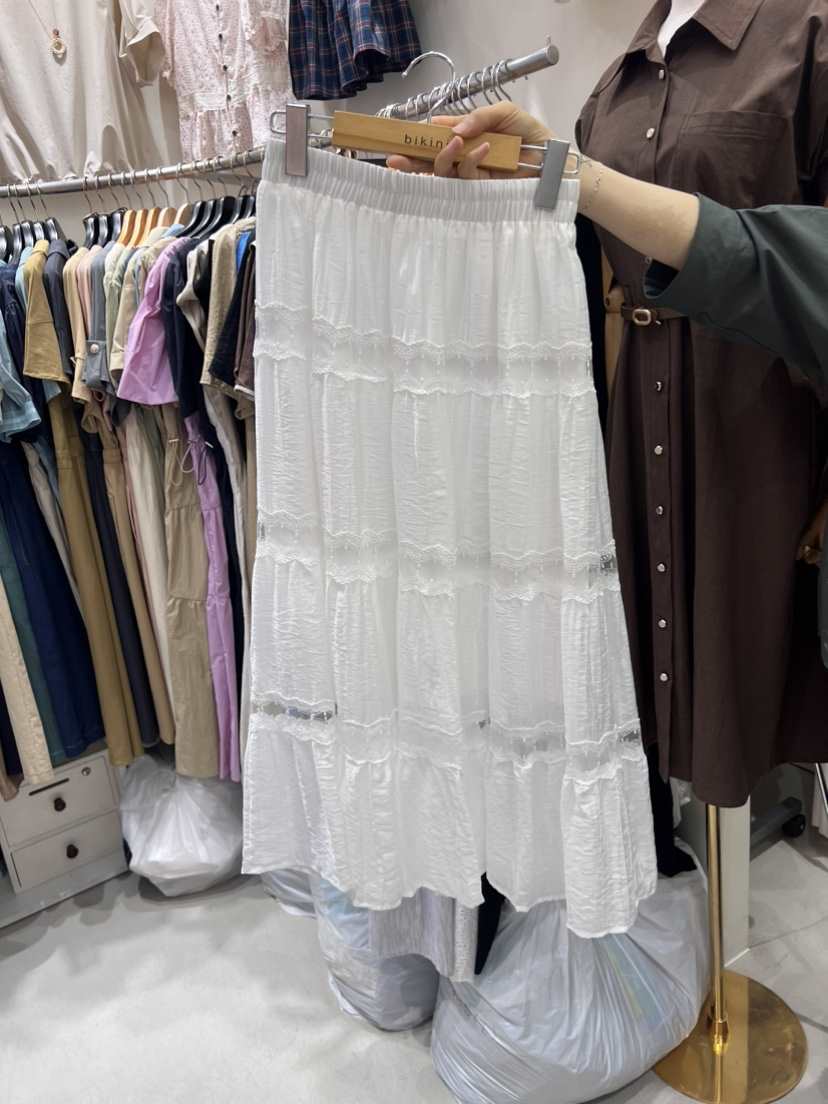 BIKINI韓國直郵東大門實拍女裝新款職業熱賣24春夏人氣長裙BIKINI長裙