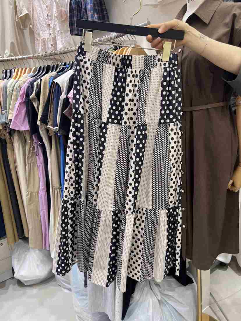 BIKINI直郵韓國代購女裝新品真品24春夏熱賣推薦職業長裙BIKINI長裙