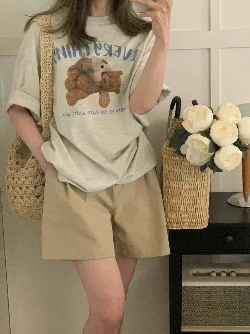 PEPPER韓國直郵東大門實拍女裝新品熱賣人氣時尚休閑職業T恤PEPPERT恤