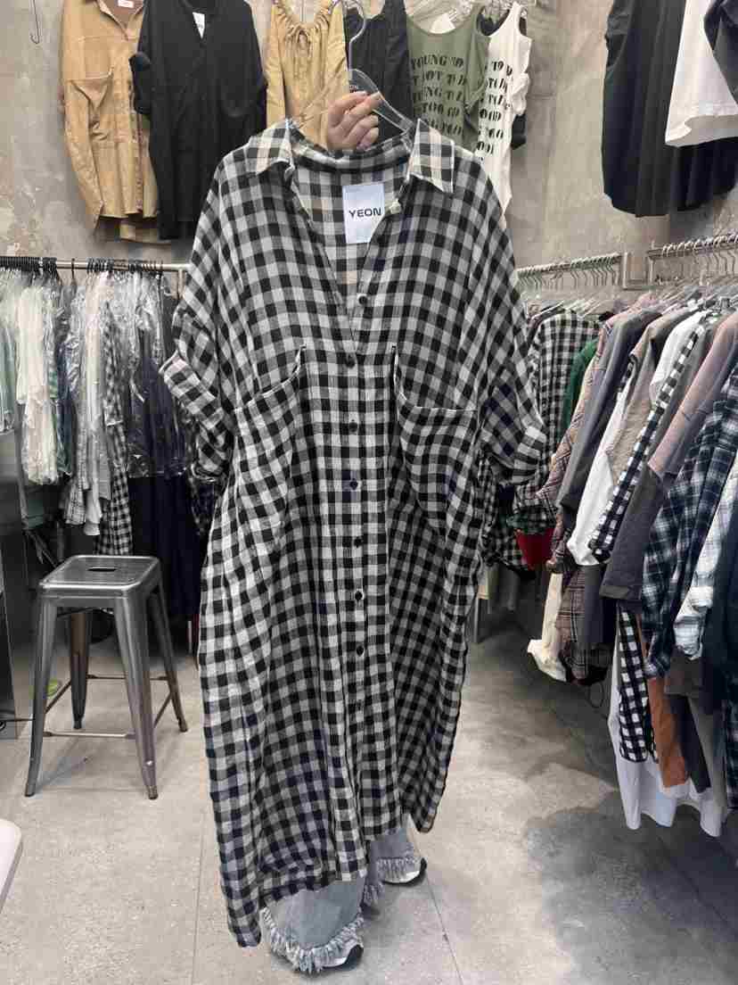 YEON-男女裝韓國直郵東大門代購女裝新品時尚休閑人氣連衣裙YEON連衣裙