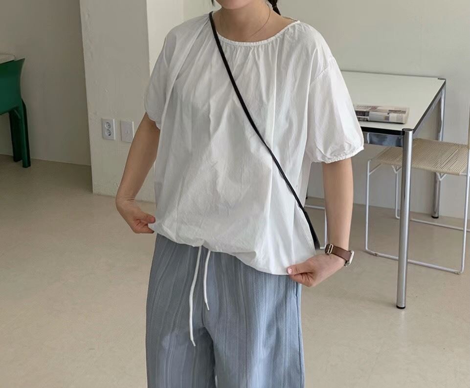 LIVING/CO-씨오-T直郵韓國代購女裝新款推薦24秋夏襯衫蕾絲衫CO CO/LIVING襯衫/蕾絲衫