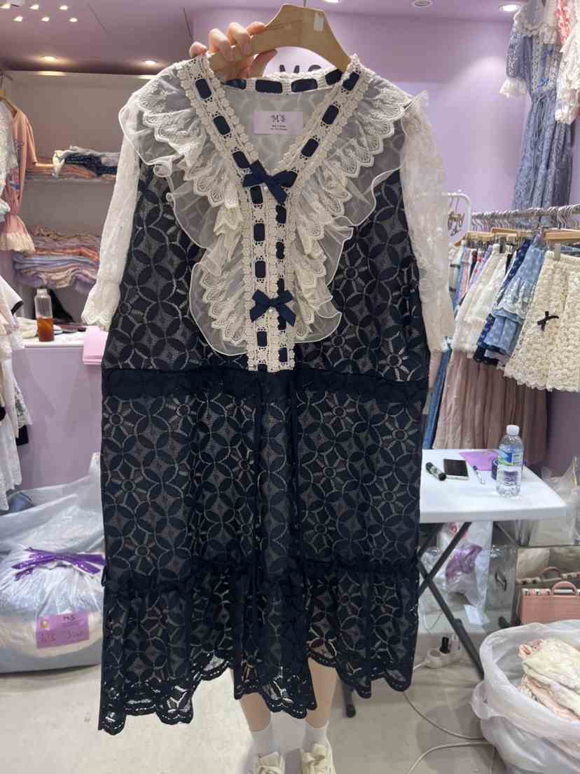MS韓國直郵東大門實拍女裝新款熱賣時尚24春夏人氣連衣裙MS連衣裙