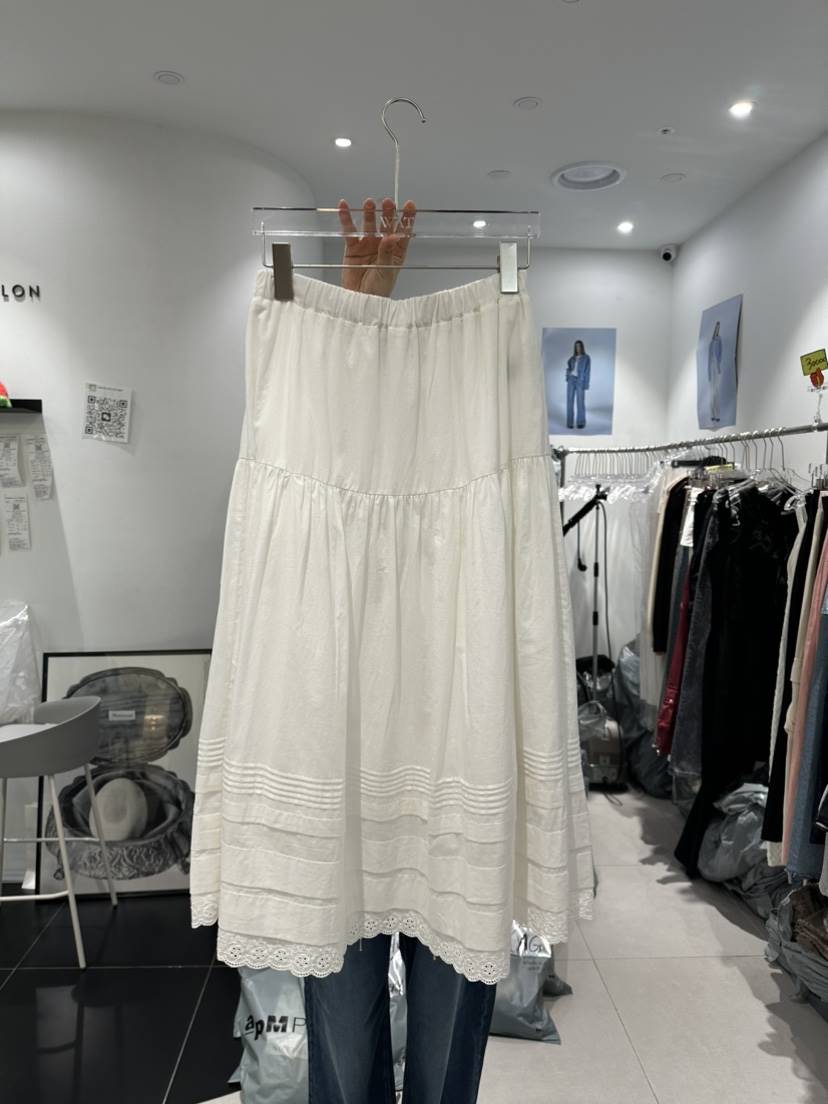 WATERMELON韓國直郵女裝新款時尚24春夏職業真品推薦長裙STATEMENT長裙