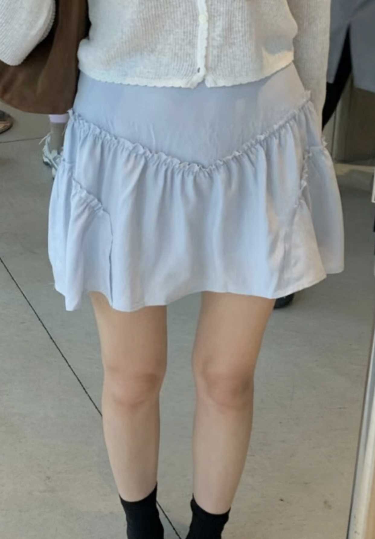 UNCOVER韓國直郵東大門代購女裝新品人氣熱賣推薦休閑職業短裙UNCOVER短裙