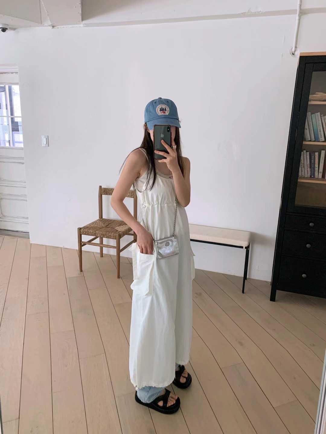 UNCOVER直郵韓國代購女裝新款休閑熱賣24春夏推薦時尚連衣裙UNCOVER連衣裙