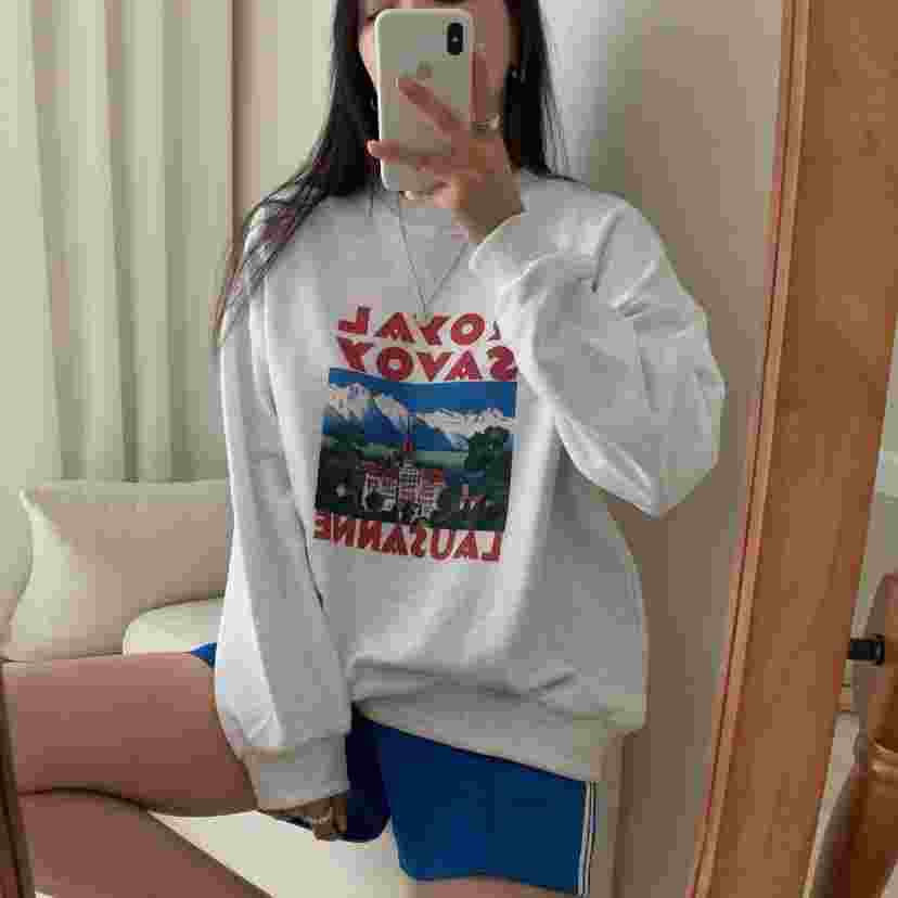 FROMJINI韓國直郵女裝新品休閑時尚職業真品推薦人氣24春夏衛衣FROMJINI衛衣