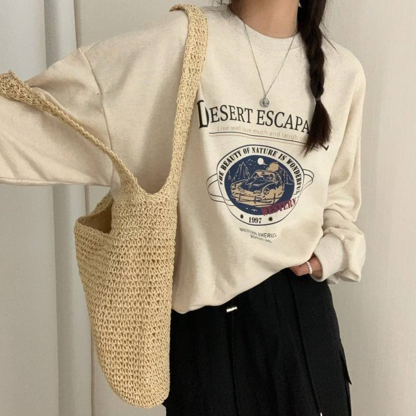 HELLO JINI韓國直郵女裝新品推薦24春夏職業熱賣真品衛衣HELLO JINI衛衣