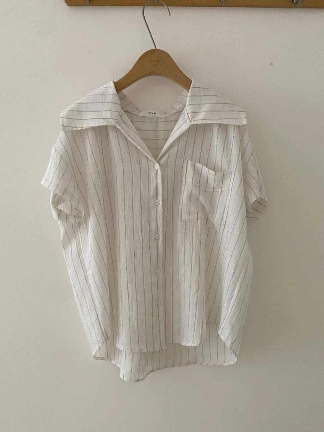 THERE BY-데얼 바이-T直郵韓國代購女裝新品推薦襯衫蕾絲衫THERE BY襯衫/蕾絲衫