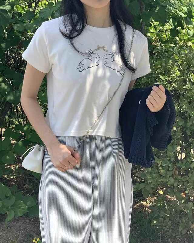 REFLEUR韓國直郵東大門代購女裝新品真品熱賣24春夏人氣T恤EVERY MOMENTT恤