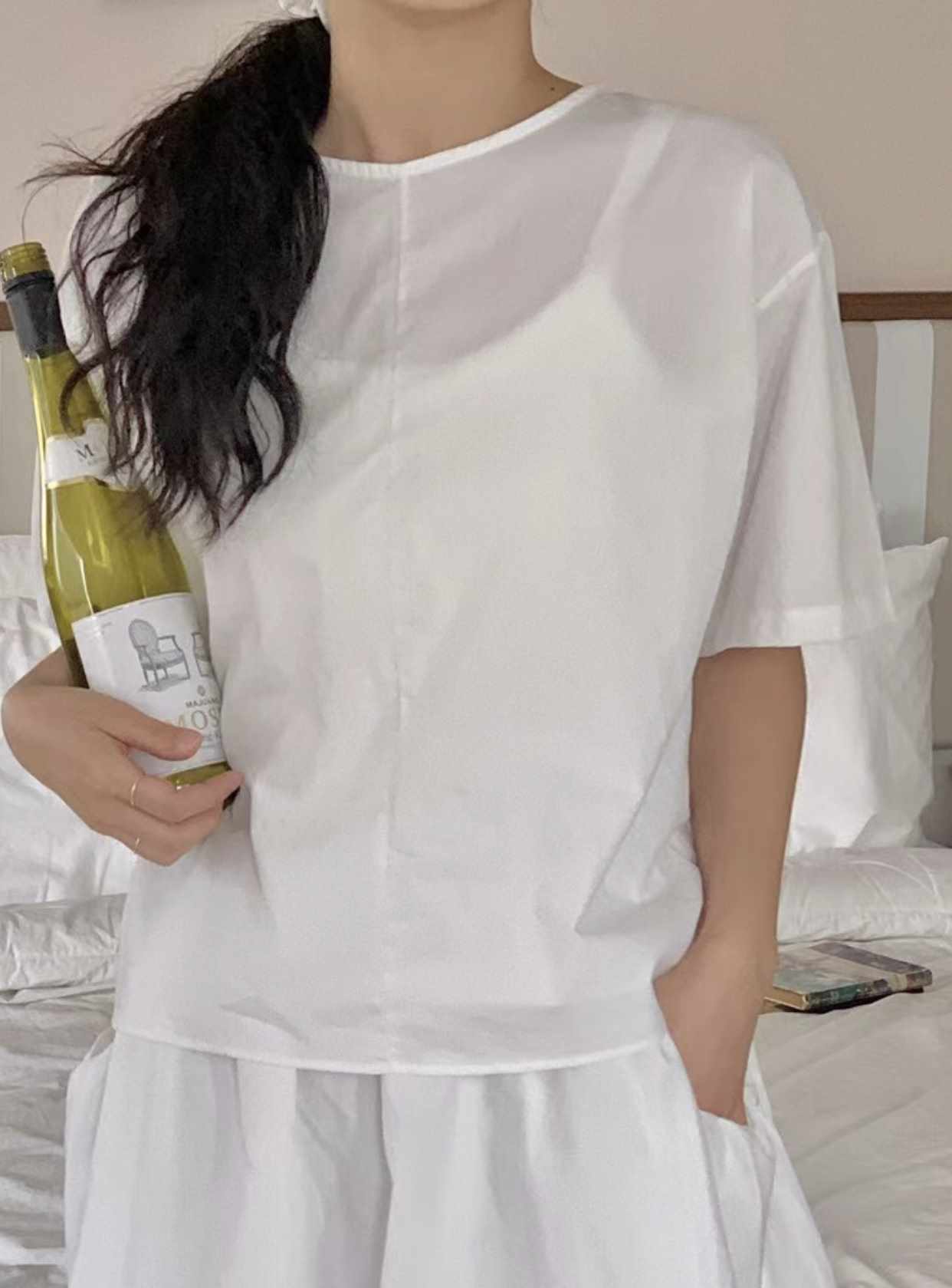 KIMFASHION韓國直郵女裝新品時尚熱賣24春夏推薦襯衫蕾絲衫KIMFASHION襯衫/蕾絲衫