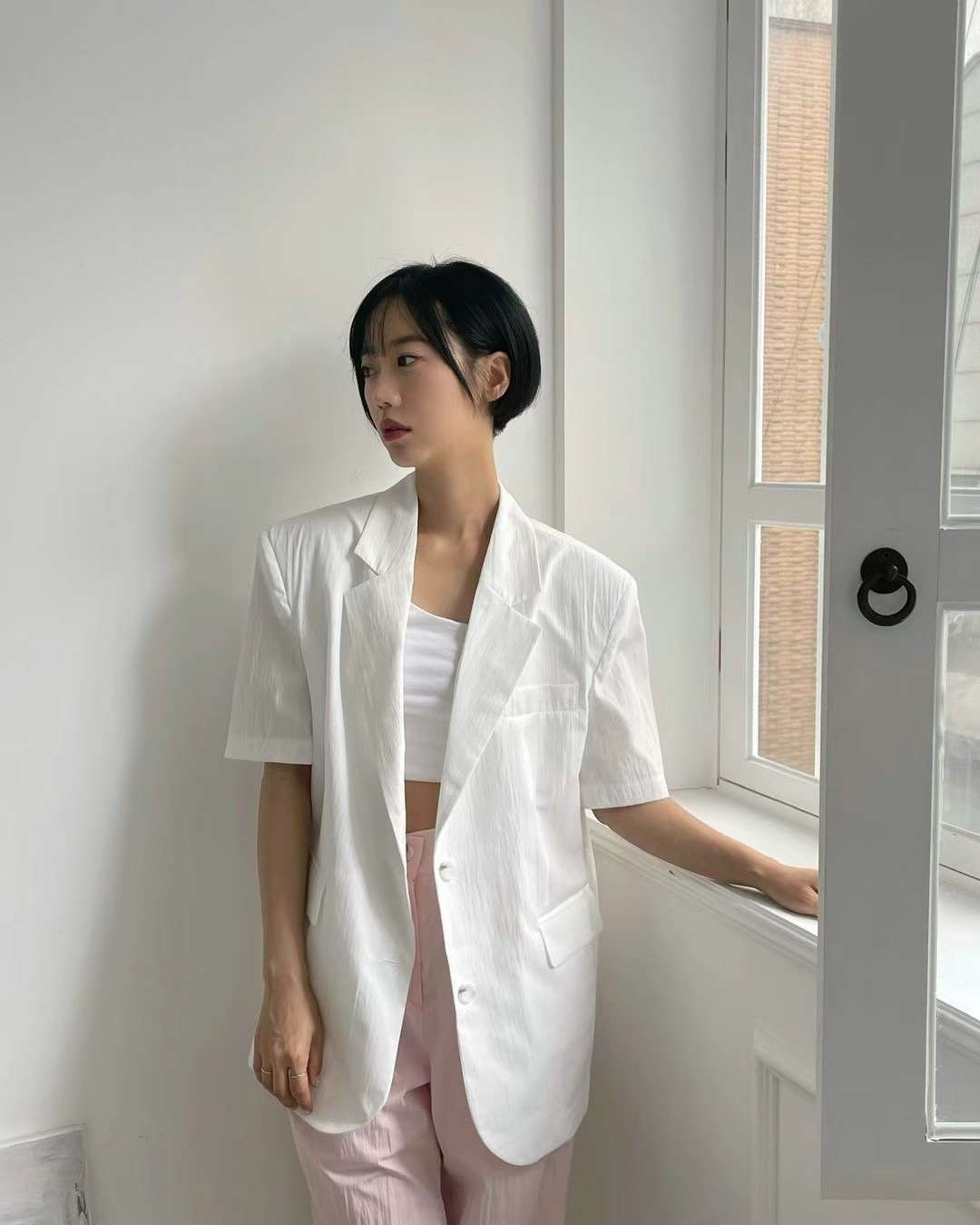 STAY.B韓國直郵東大門代購女裝新品休閑熱賣人氣時尚職業夾克CLEVERGARDEN夾克