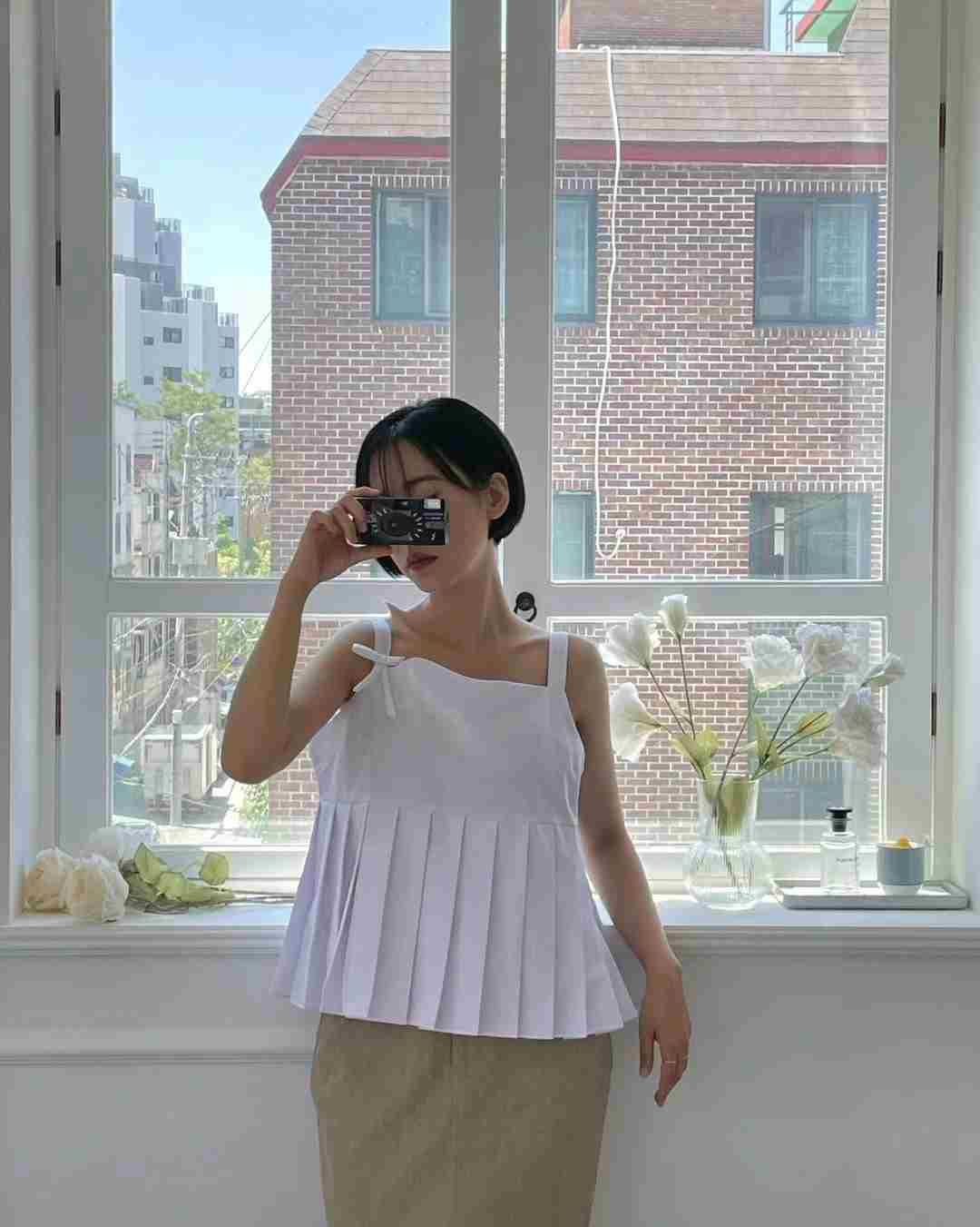 STAY.B韓國直郵女士新款熱賣24秋夏時尚休閑職業吊帶背心CLEVERGARDEN吊帶/背心
